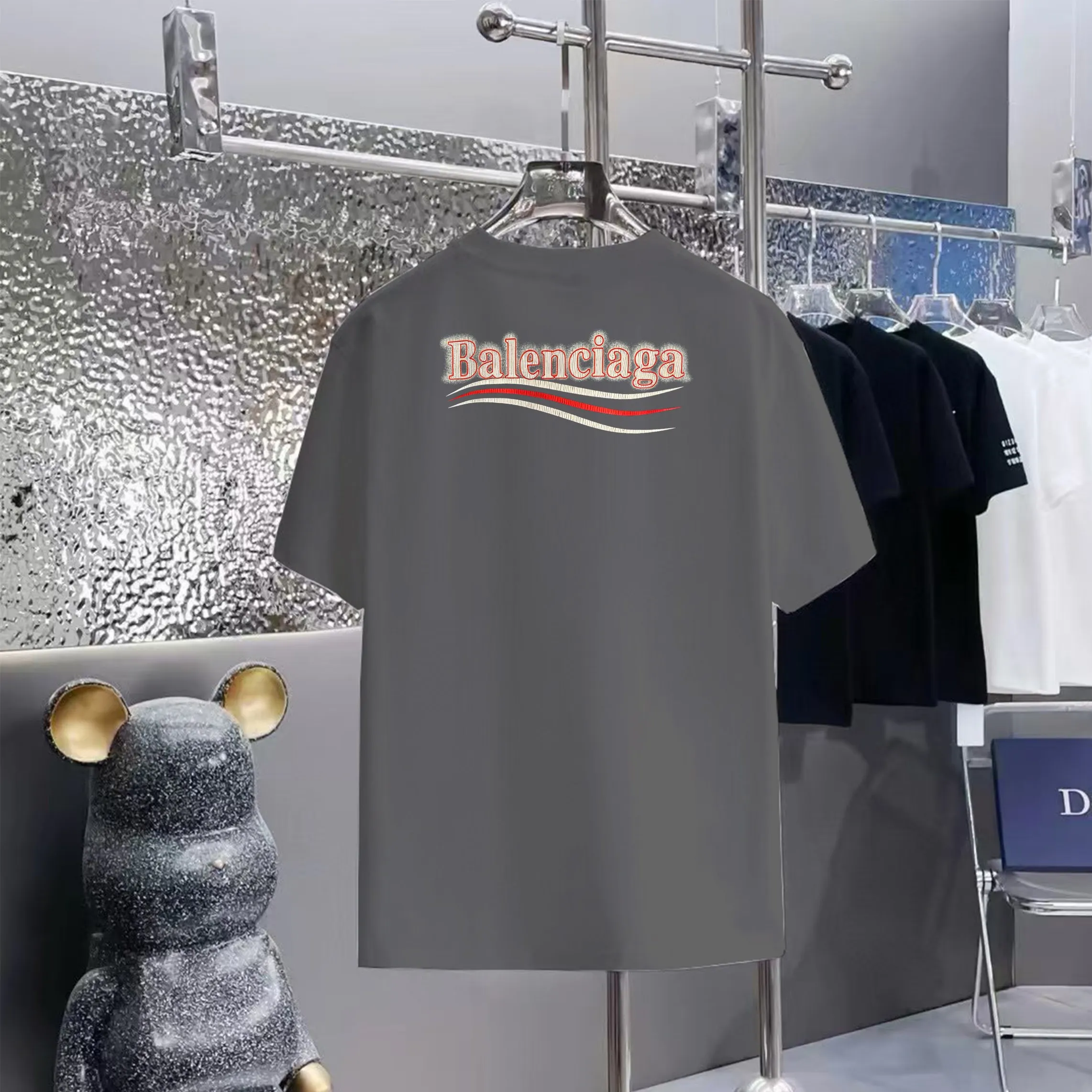 Balenciaga T 1:1 300 1×1 Same Style logo OS 200 ：Black，White， ，Red， Gray Size：XS-L